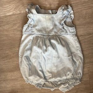 Baby gap denim romper